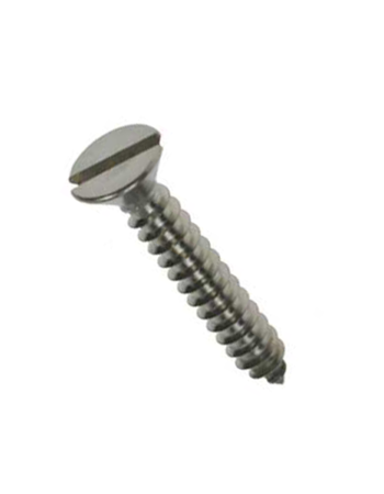 SLOTTED CSK SELF TAPPING SCREW